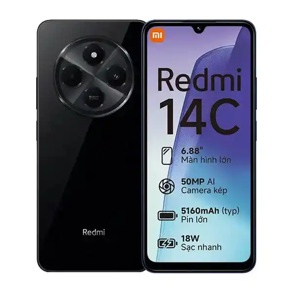 Celular Xiaomi Redmi 14c 128gb 4 + 4ram Negro