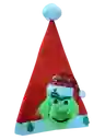 Gorros De Navidad Peluche Grinch Con Luces Fiestas