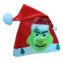 Gorros De Navidad Peluche Grinch Con Luces Fiestas