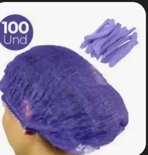 Gorro Oruga Desechable Morado