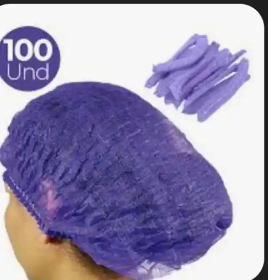 Gorro Oruga Desechable Morado