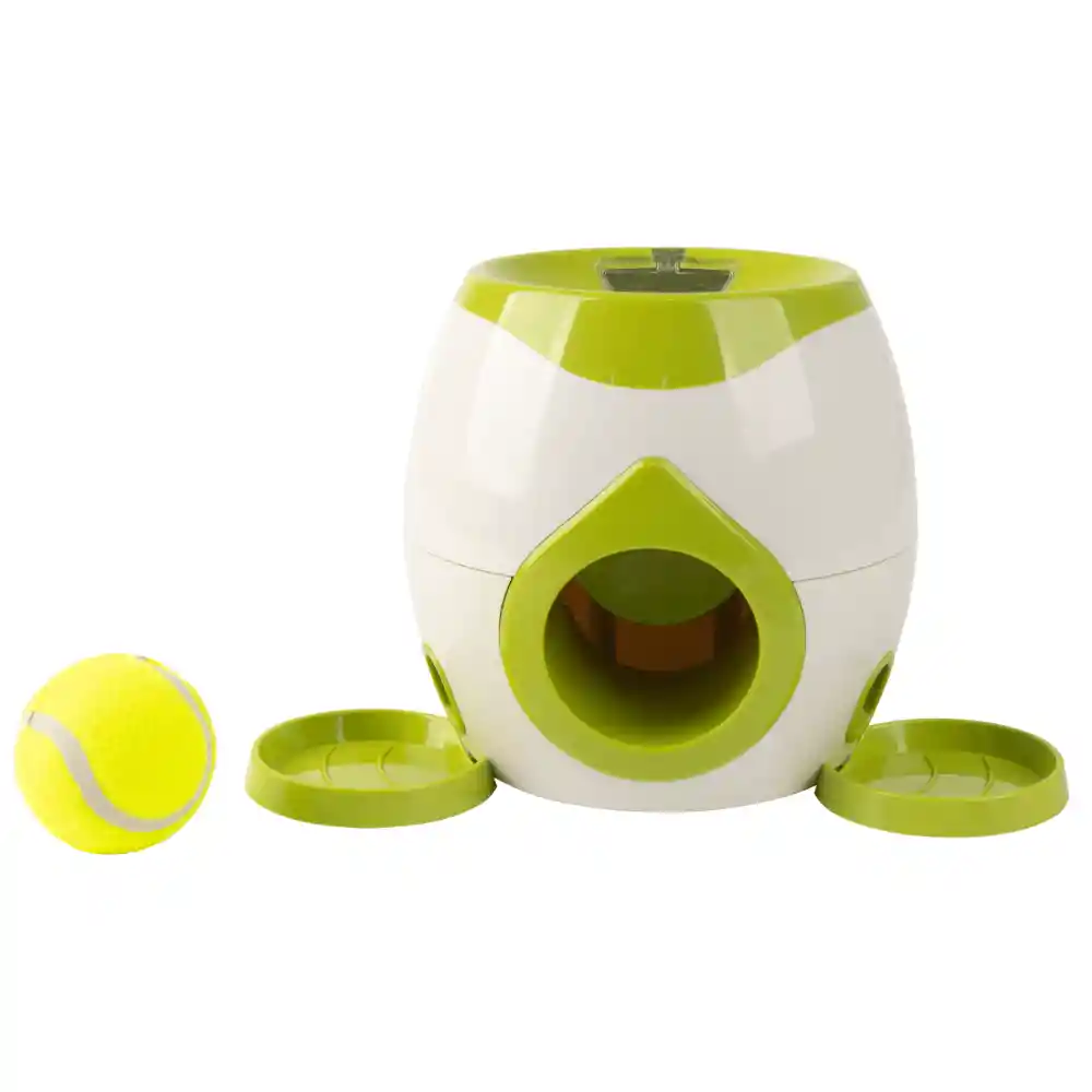 Dispensador Con Pelotas Para Perro Pawise Verde