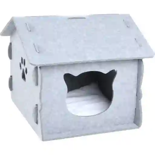 Casa Plegable Para Gato Pawise Blanca