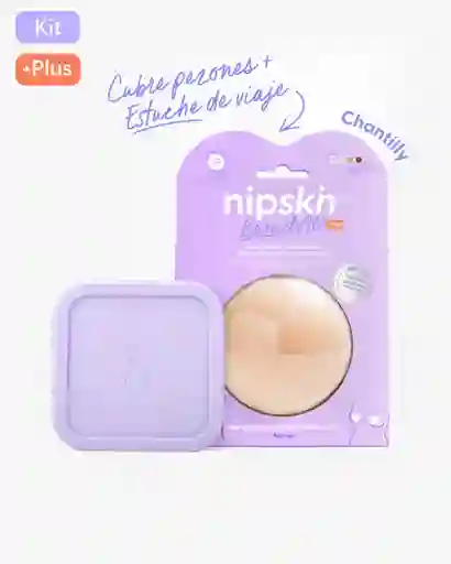 Nipskin Kit Cubrepezon Talla Plus, Color Chantilly + Estuche