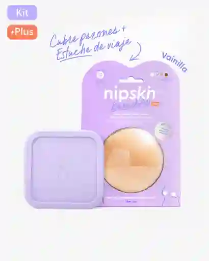 Nipskin Kit Cubrepezon Talla Plus, Color Vainilla + Estuche