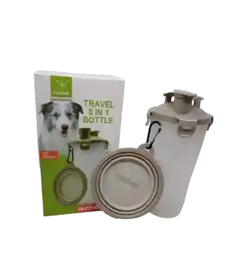 Botella Portatil Para Perro Nunbell Travel 3 En 1