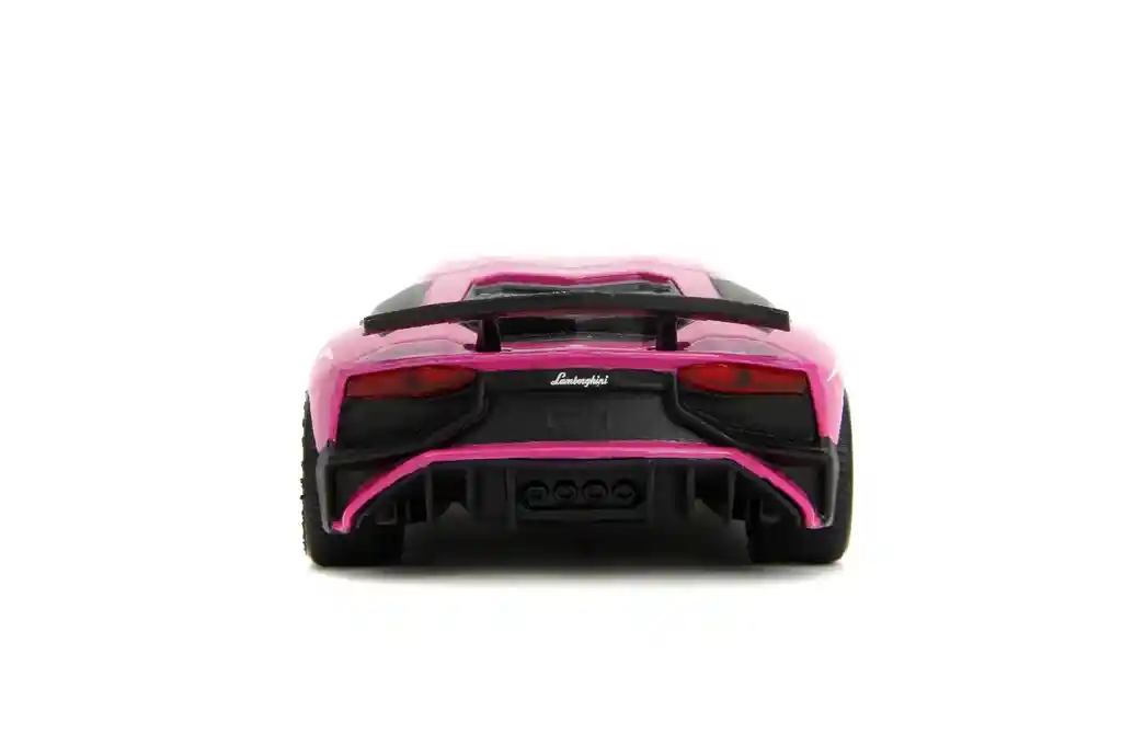 Carro Coleccionable Pink Slips Lamborghini Aventador Sv Rosado Modelo Descapotable Coche Juguete Fiesta Regalos, Colección