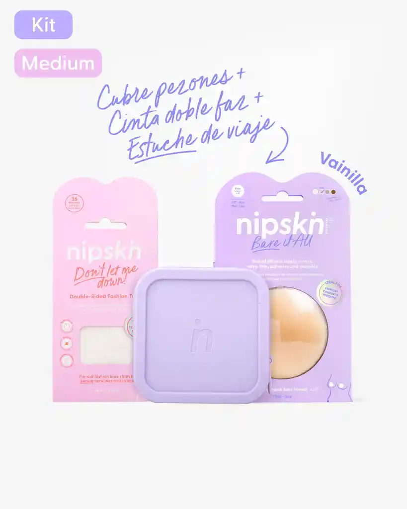 Nipskin Kit Boob Voyage Essentials - Vainilla / Medium