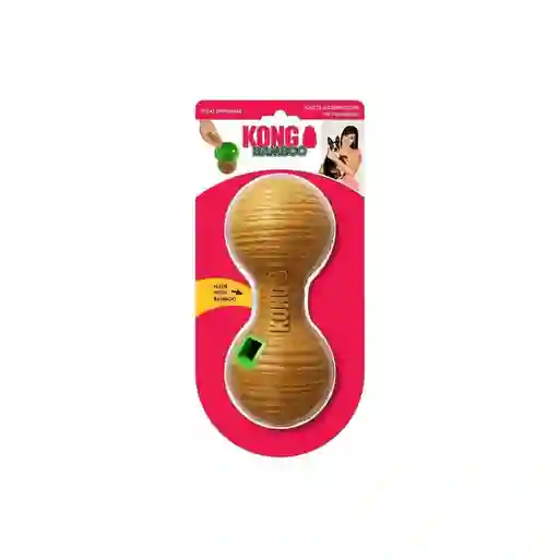 Juguete Interactivo Para Perro Kong Bamaboo Feeder Dumbbell