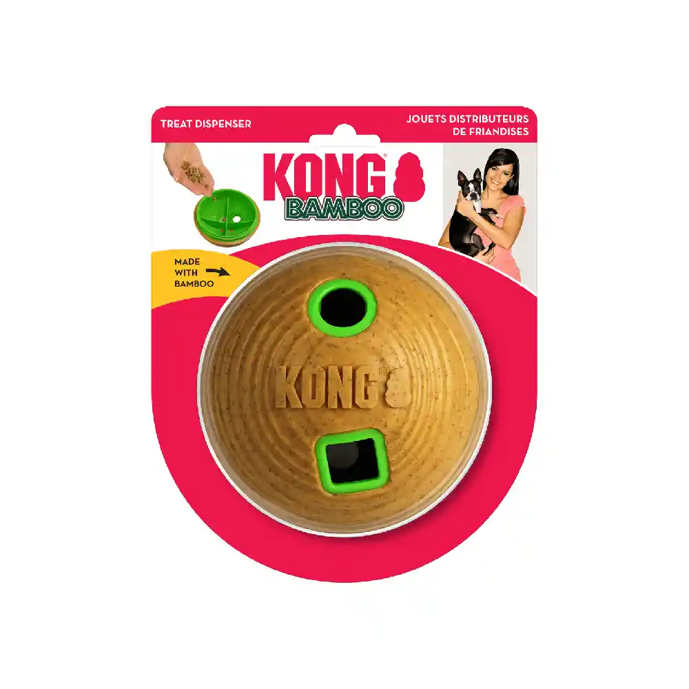 Juguete Interactivo Para Perro Kong Bamaboo Feeder Ball