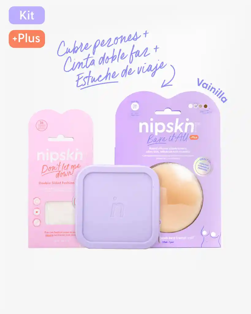 Nipskin Kit Boob Voyage Essentials - Vainilla / Plus