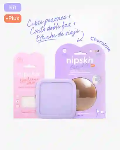 Nipskin Kit Boob Voyage Essentials - Chocolate / Plus