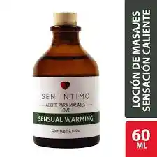 Aceite Para Masajes Love Sensual Warming X 60 Ml By Sen Íntimo