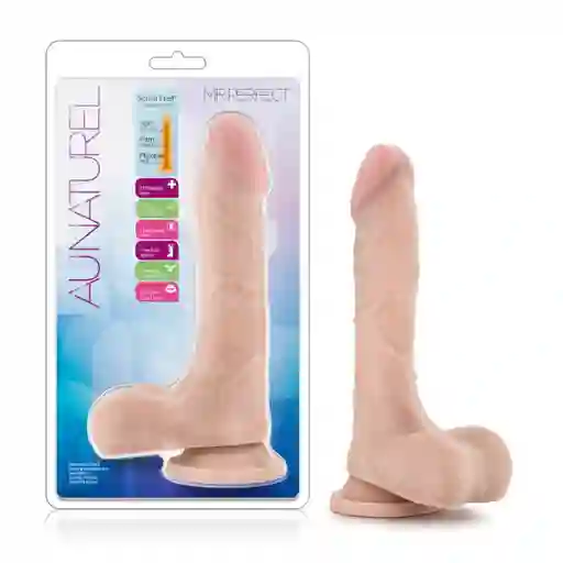 Dildo Realista Flexible 8,5" Mister Perfect Piel Au Naturel By Blush®