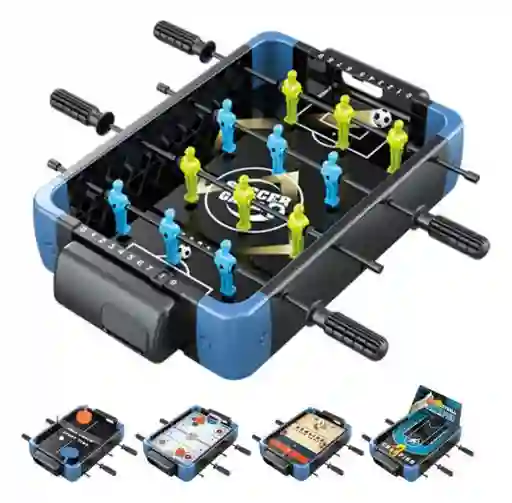 Mesa De Futbolin + Hockey + Ping Pong + Bolos + Basquetbol