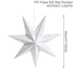 Estrella De Papel Colgante Con Luces Led Decoracion Navideña