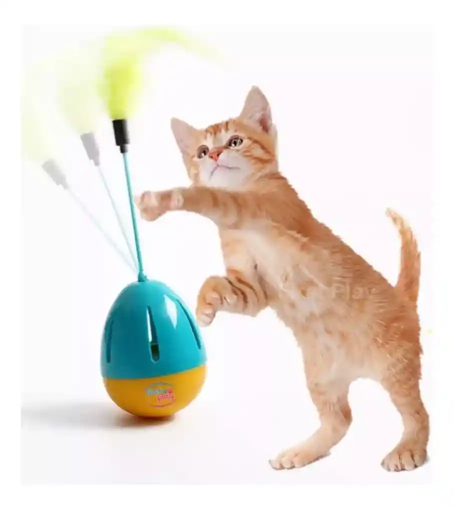 Juguete Gato Vaiven C/sonajero Tumbler Cat Toy Punching Ball