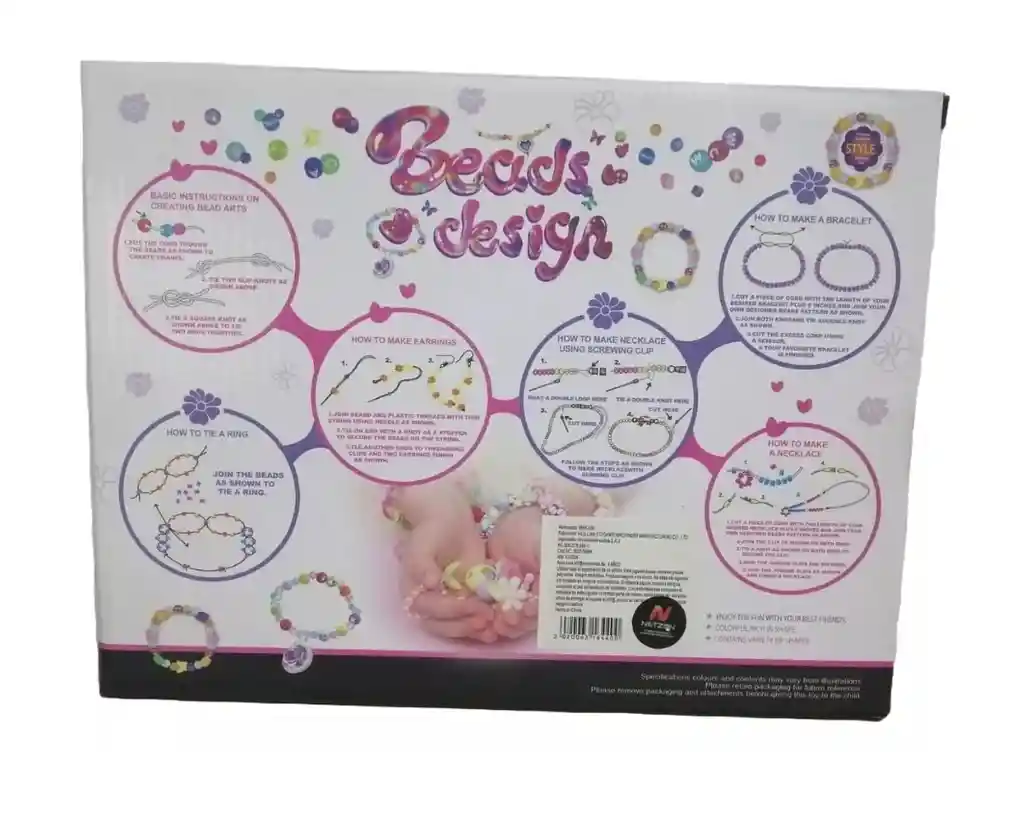 Kit Para Hacer Pulseras, Manillas Y Collares Con Acc. Pq