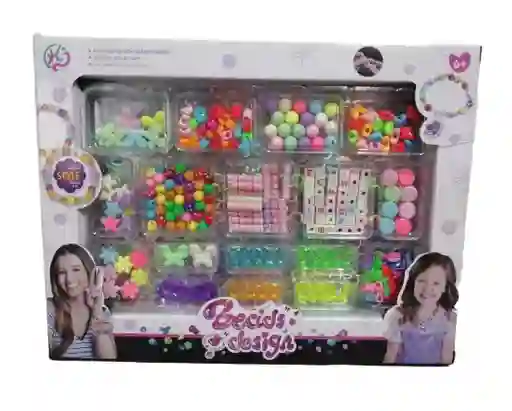 Kit Para Hacer Pulseras, Manillas Y Collares Con Acc. Pq