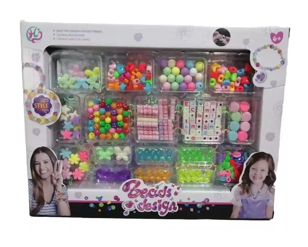 Kit Para Hacer Pulseras, Manillas Y Collares Con Acc. Pq