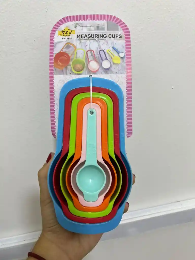 Cucharas Medidoras X6zs Repostería Cocina Plásticas