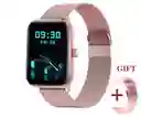 Smart Watch Lujoso Para Android Apple 2 Manillas Notificaciones De Whatsapp Redes Sociales Responde Llamadas