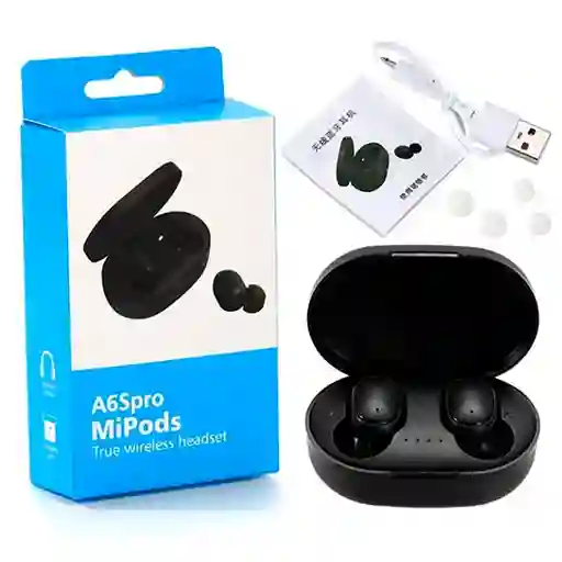 Audífonos A6s Inalámbricos Wireless 5.3 Headset Audifonos Gimnasio Smartfit Universidad