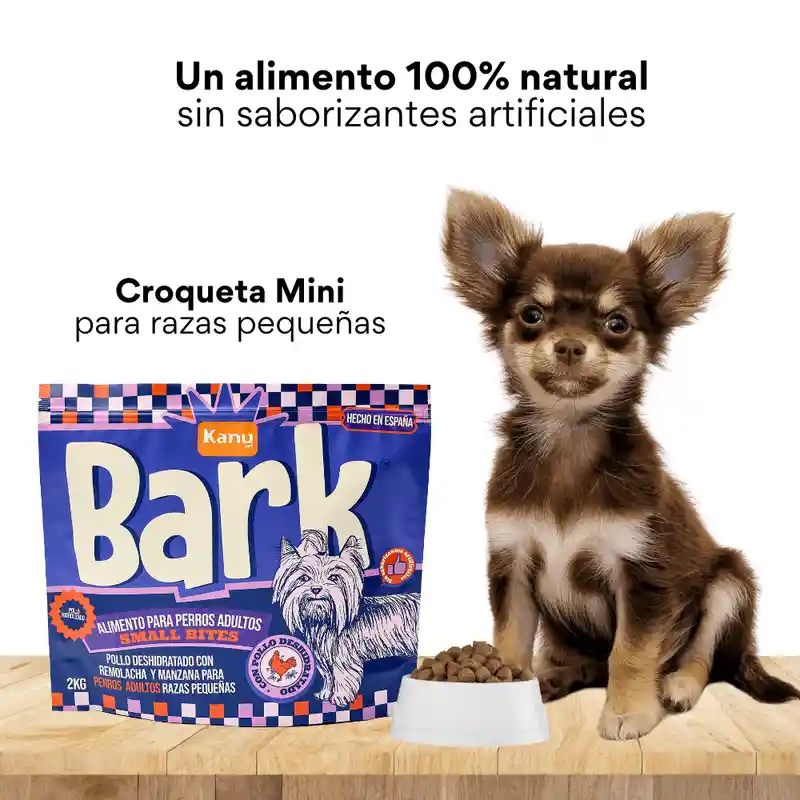 Alimento Seco Para Perro Adulto Bark Small Bites Pollo Kanu Pet X 15 Kg