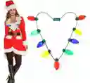 Collar Luces Navideñas Multicolor Navidad X10 Und Accesorios Para Navidad