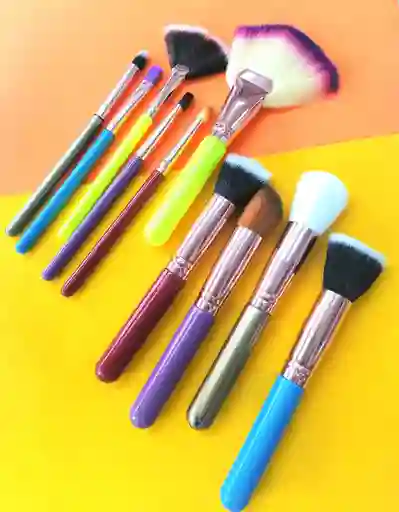 Kit De Brochas Kabuki X 10