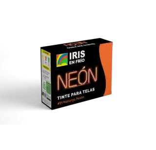 1 Tintura Iris Frio Neon Naranja 21 Ropa Color Tinte Tela Pigmento Textil Colorante