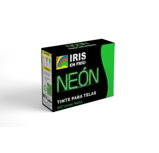 1 Tintura Iris Frio Neon Verde 22 Ropa Color Tinte Tela Pigmento Textil Colorante