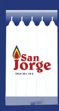 Velas Pequeñas X20 Unidades San Jorge