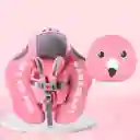 Flotador Rosa Con Arnés Y Carita Para Bebés, Flotador De Natación Para Bebés Acostados De 3 A 24 Meses, Diseño No Inflable, Completamente Sellado Para Nadar Sin Aire De Forma Segura