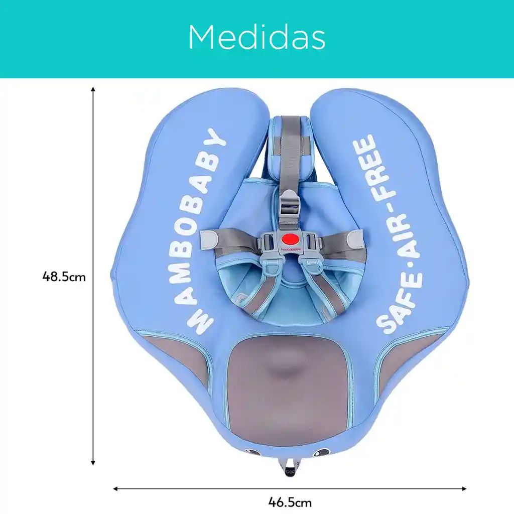 Flotador Verde Menta Con Arnés Y Carita Para Bebés, Flotador De Natación Para Bebés Acostados De 3 A 24 Meses, Diseño No Inflable, Completamente Sellado Para Nadar Sin Aire De Forma Segura