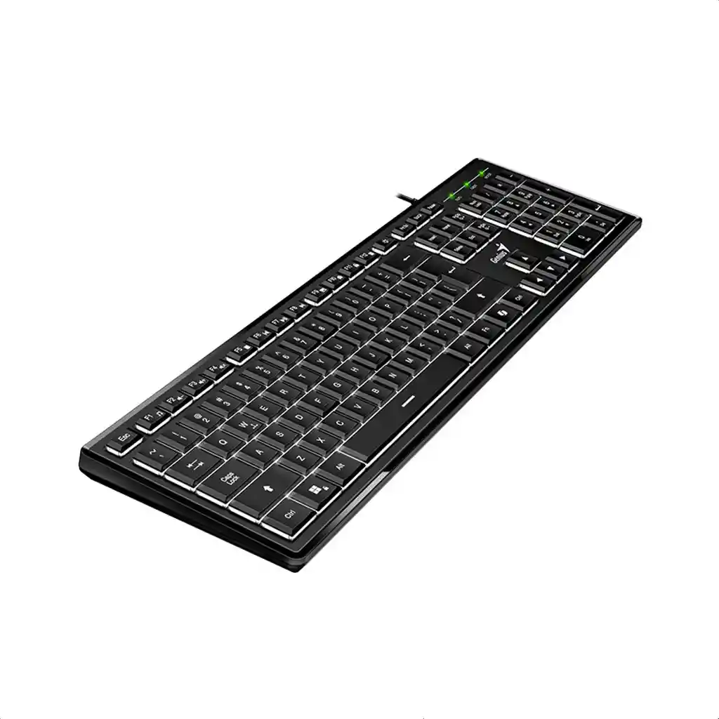 Teclado Delgado Y Retroiluminado Genius Slimstar 820 - 12 Fn