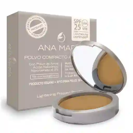 Ana María Polvo Compacto Aclarante Cocoa 15g