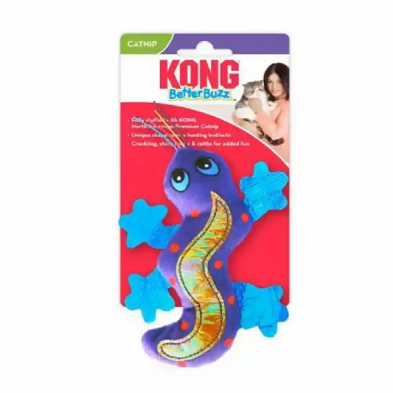 Juguete Kong Betterbuzz Gecko