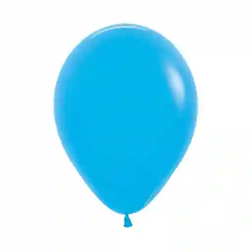 Globos Bombas R-12x12 Latex Redondo Fashion Azul Cielo Marca Sempertex