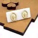 Topos Aretes Virgen Milagrosa Oro Laminado 18k