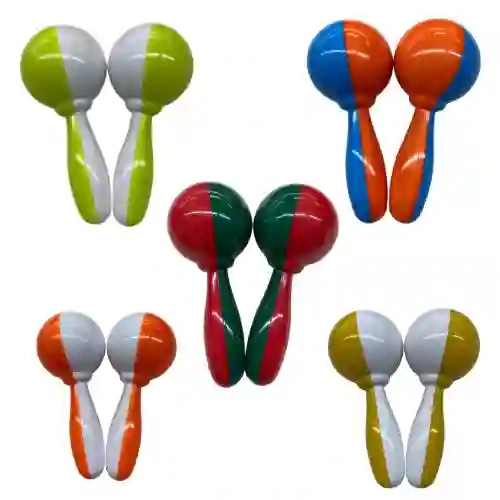 Maracas 2 Colores Pequeñas