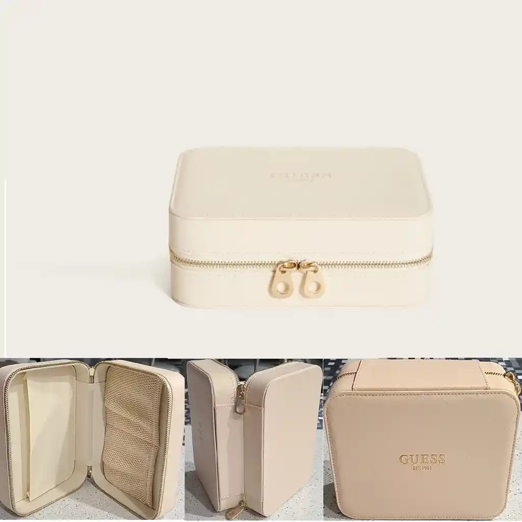 Guess Travel Case Color Nude Neceser Para Viaje Guess