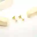 Topos Aretes Balin 4mm Oro Laminado 18k
