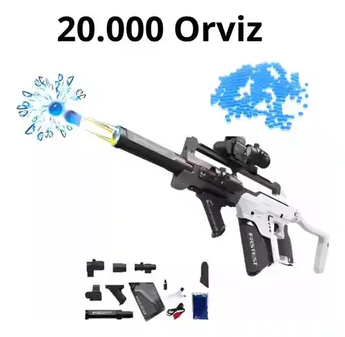 Pistola Automática Hidrogel M4 Lanzador Laser 60.000 Orviz