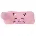 1x Cosmetiquera Orejitas Gato Gatito Peluche Estuche Maquillaje