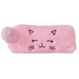 1x Cosmetiquera Orejitas Gato Gatito Peluche Estuche Maquillaje