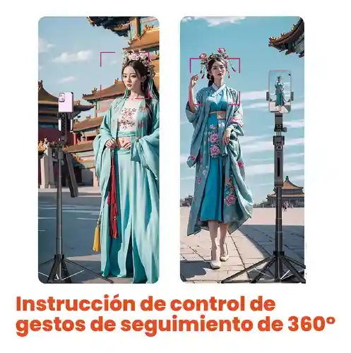 Palo Selfie Trípode Inteligencia Artificial 180 Cm Bluetooth