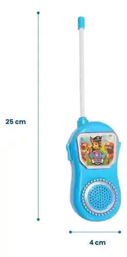 Walkie Talkie Juguete Paw Patrol Niños X 2