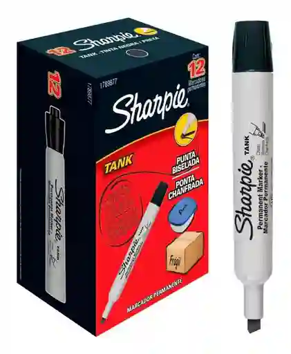 Marc Perm Sharpie Tank Negro		