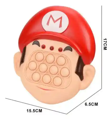 Super Mario Bros Pop It Juguete Electrónico Antiestres